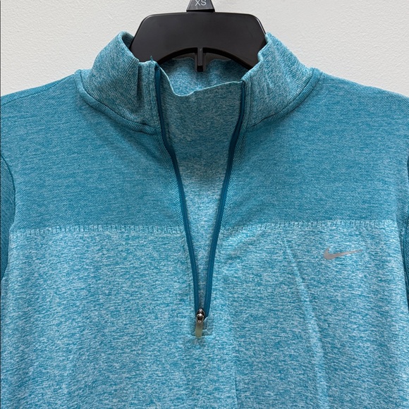 Nike Running Performance 1/2 Zip Women’s Teal Blue Sz XL! - Picture 2 of 8